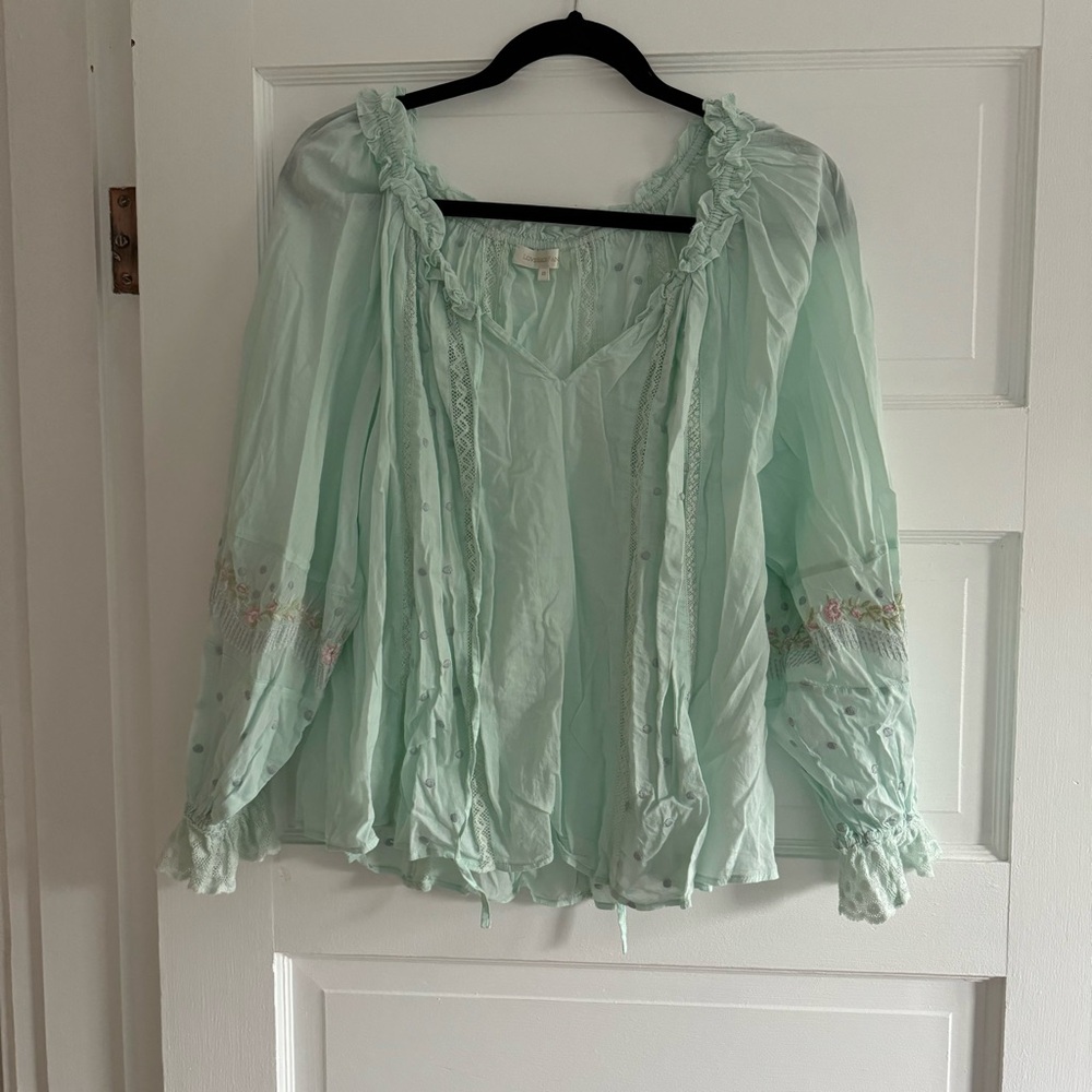 Loveshackfancy Peasant Blouse